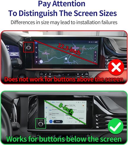 حامل هاتف السيارة لسيارة Toyota Camry LE/SE لعام 2025-2026، مشبك ثابت للشاشة مقاس 8 بوصات، دعامة ملاحة لملحقات السيارات، حامل للهاتف المحمول للديكور الداخلي، دوران 360 درجة in Kuwait