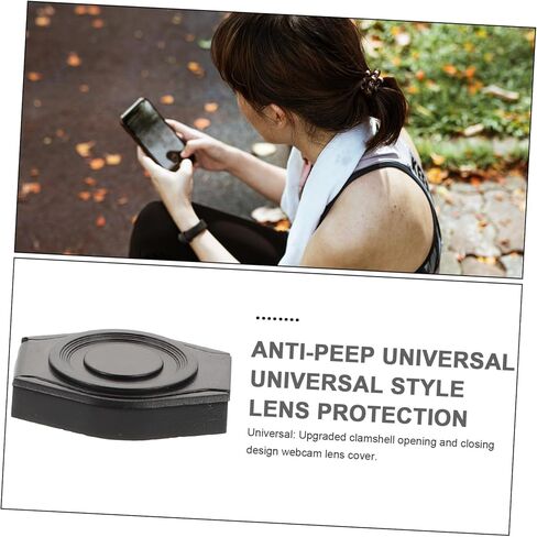 NUOBESTY 5Pcs Webcam Privacy Covers Durable Camera Protection for Laptops Electronics Easy Installation Compact Design Black Security Caps for Privacy Protection in Saudi Arabia