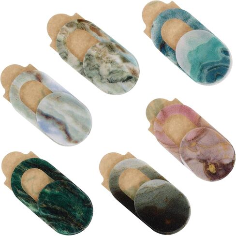 6PCS Marble Webcam Privacy Lens Caps for Laptops Ultra-Thin Camera Covers Stylish Design for Enhanced Security Compatible Most Devices in Saudi Arabia