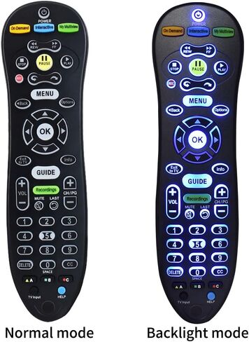 جهاز التحكم عن بعد S30 S30-S1B لجهاز الاستقبال AT&T U-Verse، استبدال جهاز التحكم عن بعد S30 مع صندوق كابل جهاز الاستقبال U-Verse ISB7005 ISB7000، جهاز التحكم عن بعد مع وظيفة الإضاءة الخلفية، ضمان لمدة عامين in Kuwait