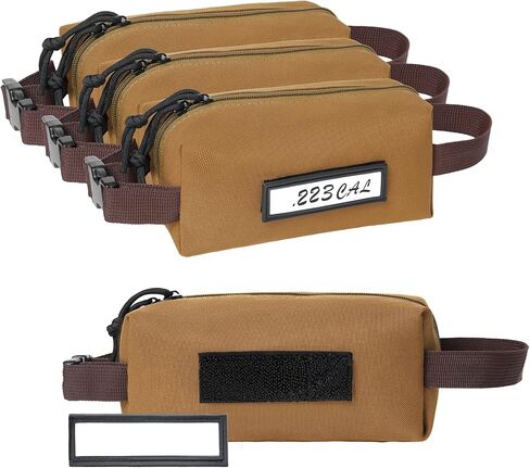 4 عبوات من أكياس الذخيرة التكتيكية الفضفاضة، حقيبة حاملة لتخزين الذخيرة مع رقع الهوية، مموهة in Kuwait