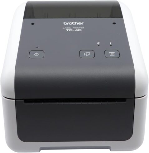 طابعة حرارية مباشرة لسطح المكتب TD-4550DNWB من Brother - أحادية اللون - طباعة ملصقة - إيثرنت - USB - تسلسلي - بلوتوث in Kuwait