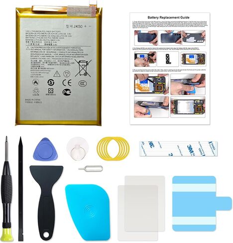 New JK50 Cellphone Battery Compatible with Motorola G Power 2021 XT2117 Series / G7 Power XT1955 Series with Instruction & DIY Toolkit in Saudi Arabia