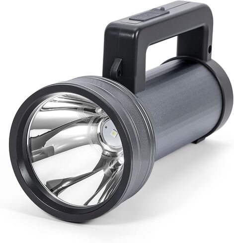 مصباح يدوي LED قابل لإعادة الشحن مع شاشة عرض للطاقة، 4 أوضاع إضاءة، شعلة محمولة عالية اللومن، مفتاح مزدوج، مصباح يدوي محمول مقاوم للماء للتخييم والمشي لمسافات طويلة والاستخدام الداخلي والخارجي (LK6017-ضوء أبيض) in Kuwait