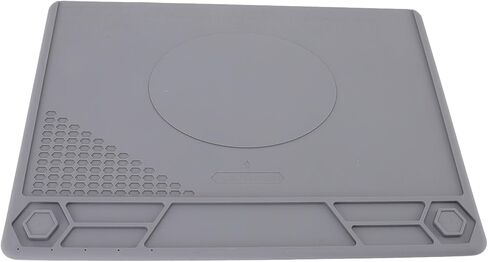 Heat Insulation Silicone Repair Mat with Scale Ruler and Screw Position Anti Slip Multifunctional for Soldering Iron Phone Computer Repair Damage 932℉ Caused Temperature in Saudi Arabia