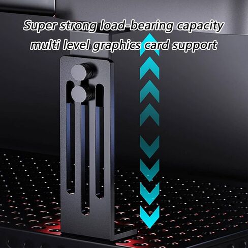 Universals Metal GPU Bracket for Computer Graphics Card AntiSag Design and Easy Installation in Saudi Arabia