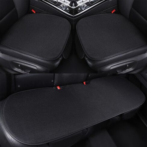 Car Seat Cushion for Ford Ecosport 2018-2022, 5 Seats Four Seasons Comfortable Breathable Non-Slip Car Seat Cushion, Front and Rear Car Seat Pads,C Beige in Saudi Arabia
