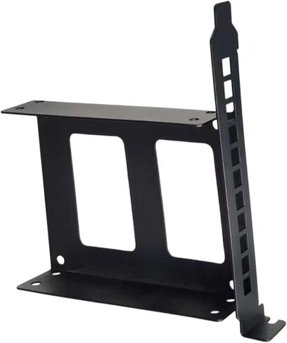 مجموعة تركيب محرك الأقراص الداخلية لمحول Drive Bay لـ PCI SSD HDD، محول SSD معدني قوي، دعامة تثبيت HDD - 3.5 بوصة أسود in Kuwait