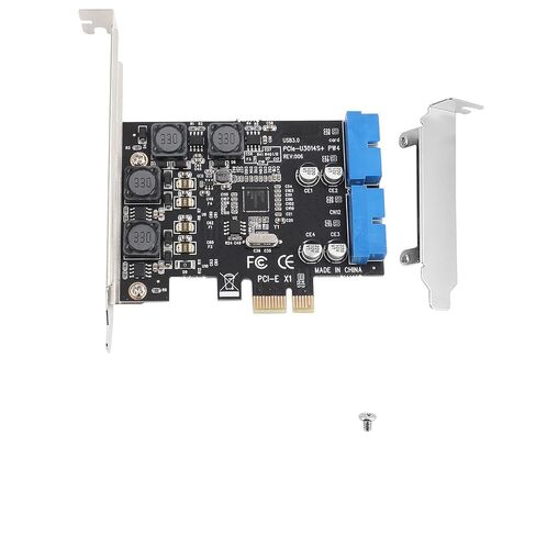 بطاقة توسيع Keenso PCIeUSB 3.0 مع 2 منفذ رأس 19pine للكمبيوتر المكتبي الداخلي المنخفض، تشغيل مستقر لعشاق الألعاب in Kuwait