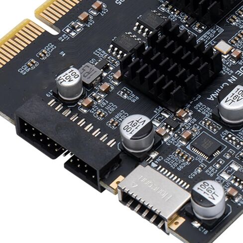 10Gbps USB 3.2 Connector To PCIE 4X Adapter Expansion Card 10Gbps Data Transfer Type C Adapter Card For Desktop in Saudi Arabia