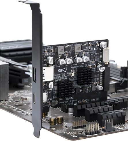 10Gbps USB 3.2 Connector To PCIE 4X Adapter Expansion Card 10Gbps Data Transfer Type C Adapter Card For Desktop in Saudi Arabia