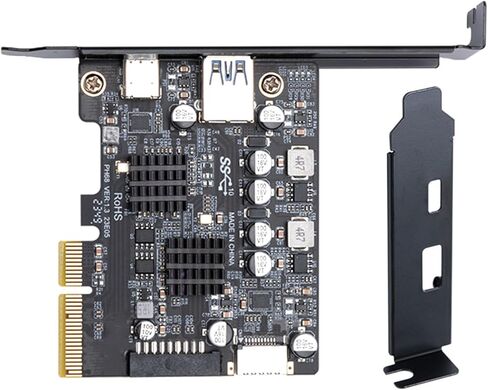 10Gbps USB 3.2 Connector To PCIE 4X Adapter Expansion Card 10Gbps Data Transfer Type C Adapter Card For Desktop in Saudi Arabia