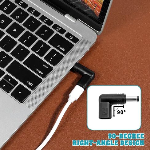 2 PCS USB Type C to 12V DC 5.5 mm x 2.1 mm Power Adapter, 90 Degree Angled Female USB C to Male DC Male Connector Plug Computer Cable Adapters for Router, Speaker, LED Light, Camera Charger Converter in Saudi Arabia