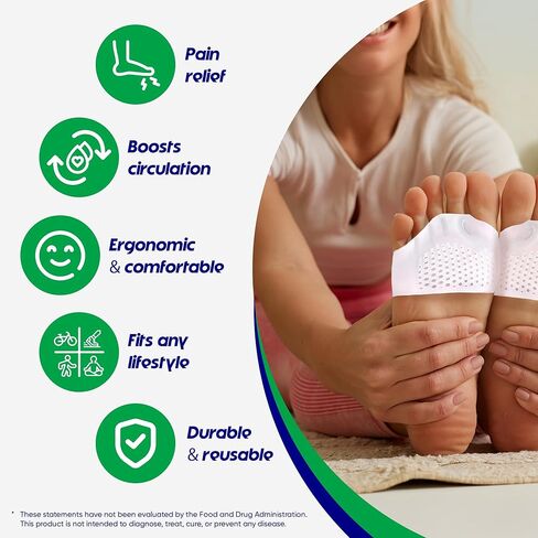 فاصل أصابع القدم من السيليكون، فاصل لأصابع القدم المتداخلة، وتخفيف آلام القدم، والأورام، ومقدمة المطرقة، والتهاب اللفافة الأخمصية، مريح ومسامي للنساء والرجال in Kuwait