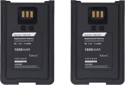2-Pack 1600mAh Replacement Battery for Motorola VZ-10 VZ-12 VZ-18 in Saudi Arabia