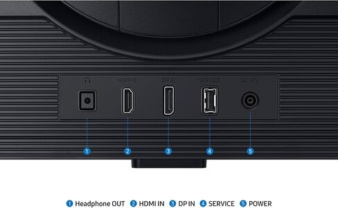 شاشة الألعاب Samsung Odyssey G6 G60F QHD مقاس 27 بوصة، معدل تحديث 350 هرتز، لوحة IPS سريعة، VESA DisplayHDR™ 400، متوافق مع NVIDIA G-Sync، AMD FreeSync™ Premium، حامل مريح، LS27FG60DENXZA in Saudi Arabia