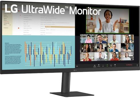 LG 34U511ABKIT1 34 inch UltraWide IPS WFHD Computer Monitor 2560x1080 100Hz 5ms 178 Degree Viewing Angle 400 Nits Brig in Saudi Arabia