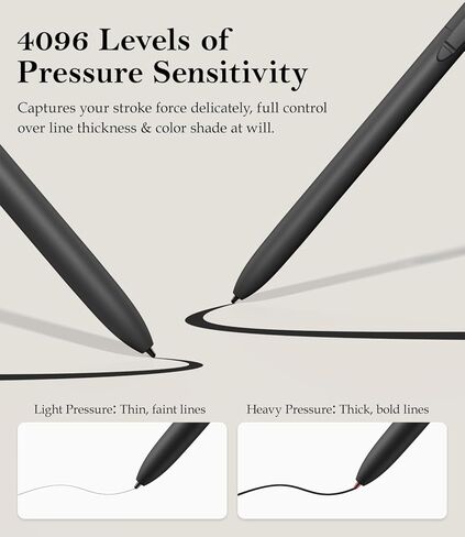 Stylus Pen for Remarkable 2/1, Digital Pen with Eraser for Kindle Scribe, 4096 Pressure Levels, No Charging, Palm Rejection, Tilt Support, Pencil Compatible with BOOX Onyx/Samsung/Wacom EMR Devices in Saudi Arabia