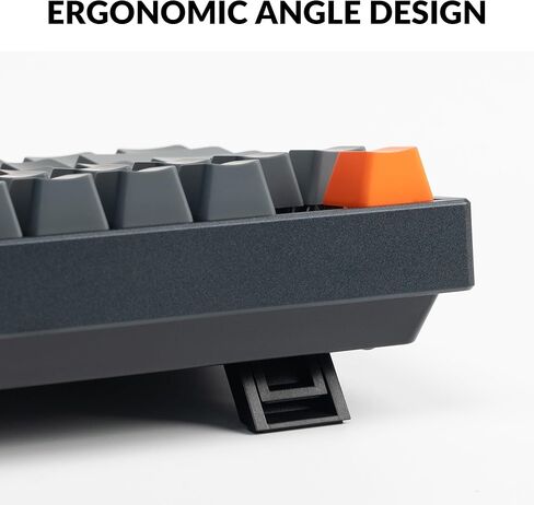 Keychron K8 Wireless Mechanical Keyboard, Tenkeyless Layout 87 Keys Bluetooth/Wired RGB Backlit with Gateron Optical Blue Switch Compatible with Mac Windows in Saudi Arabia