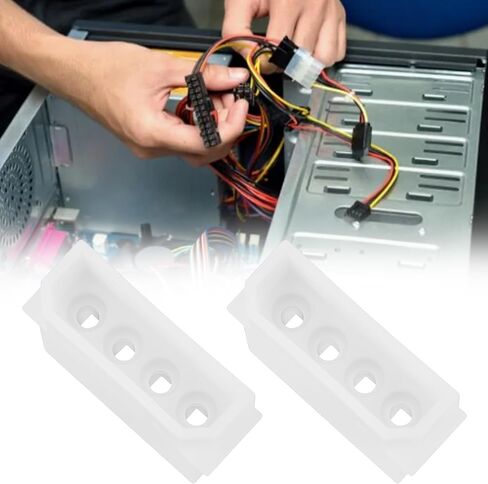 Lord of the Tools 4 قطع موصل طاقة أنثى 4 دبابيس IDE مع 16 دبابيس تجعيد ذكر لـ ATX SATA 18AWG 0.75 مم² in Saudi Arabia