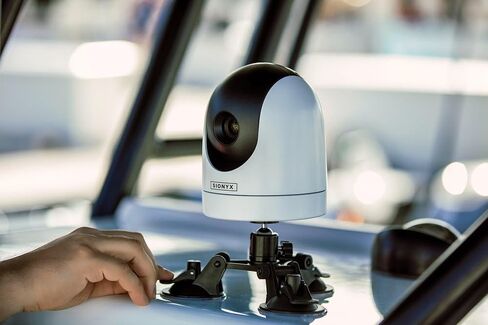 SiOnyx Nightwave Camera, Rugged Ultra-Low Light Color Night Vision Marine Boat Dome Camera | Easy-to-Use App Connectivity with RAM Mounts Camera Mount System and Signature Series Lens Cloth, Black in Kuwait