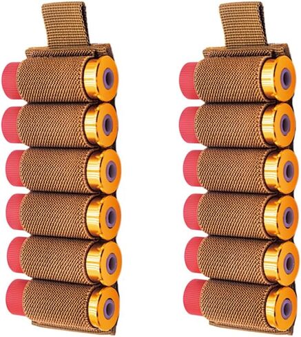 Shotgun Side Saddle Carrier Shotgun Shell Holder 12/20 Gauge Side Saddle with Adhensive Back Stickers Molle Buttstock Shotgun Bullet Shell Holder for Rifles in Saudi Arabia