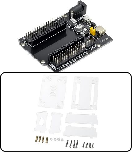 SING F LTD 2 قطعة ESP32 30-Pin حافظة أكريليك متوافقة مع لوحة تطوير ESP32 غلاف واقي in Kuwait