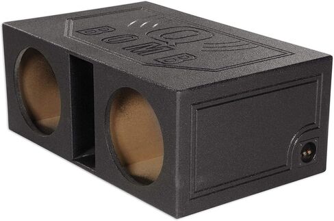 Rockville RBL12VL Dual 12 بوصة 2.25 قدم مكعب. حاوية مضخم صوت ذات فتحات تهوية، لمسة نهائية من بطانة السرير، صوت جهير عالي الطاقة، MDF متين، لعشاق صوت السيارة in Kuwait