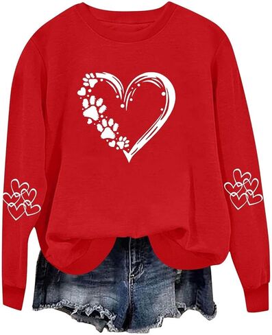 Womens Oversized Sweatshirt Oversized Fall Crewneck Boho Floral Graphic Pullover Sweatshirts Vintage Long Sleeve Tops in Saudi Arabia