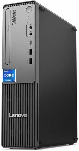 كمبيوتر مكتبي Lenovo ThinkCentre neo 50s Gen 5 12XF000WUS - Intel Core i5 الجيل الرابع عشر i5-14400 - 32 جيجابايت - 2 تيرابايت SSD - عامل شكل صغير -Win 11 Pro - أسود in Kuwait