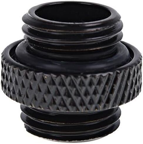 Alphacool Eiszapfen نيبل مزدوج G1/4 خيط إلى G1/4 تركيب محول خيط، أسود عميق in Kuwait