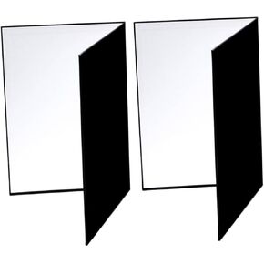 Zerodeko 2 Pieces A4 Foldable Photography Light Reflector Boards for Studio and Outdoor Photo Shoots, Portable Reflective Cardboard Diffusers for Food and Product Photography in Kuwait