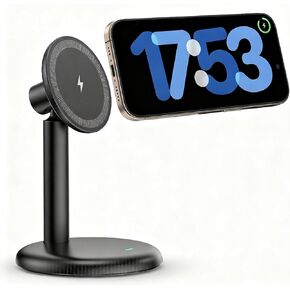 Magnetic Wireless Charger for iPhone, Fast Mag-Safe Charger Stand, Magnet Charger for iPhone 17/16/15/14/13 Series in Saudi Arabia