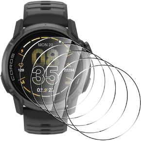 5 Pack Tempered Glass for COROS APEX 4 46mm Screen Protector,9H Hardness,Ultra Resistant,Anti-Fingerprints,No Bubbles,HD-Clear,Full Coverage Watch Film for COROS APEX 4 46mm [Easy Install] in Kuwait