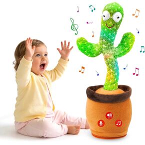 Dancing Talking Cactus Toy ، يقوم الأطفال الصغار الذين يحاكيون بسجلات لعبة Cactus Toy Records in Kuwait
