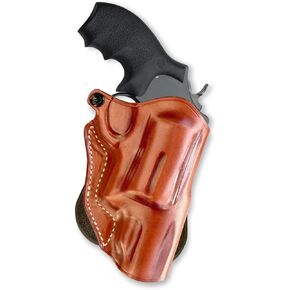 حافظة مجداف جلدية فاخرة تناسب محافظ S&W .410/45LC 2.75 بوصة، لون بني #1127# in Kuwait