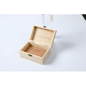 صندوق تخزين خشبي مع مجموعة بطاقات، منظم مكتب وحامل بطاقة معلومات للاستخدام المكتبي للبالغين (غير لعبة) in Kuwait