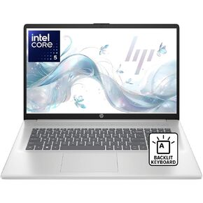 كمبيوتر محمول HP Premium مقاس 17.3 بوصة FHD إصدار 2026 | وحدة المعالجة المركزية Intel Core 5-120U بسرعة تصل إلى 5.0 جيجا هرتز (Beats i7-1335U) | ذاكرة وصول عشوائي سعتها 16 جيجابايت | 1 تيرابايت PCIe SSD | لوحة مفاتيح بإضاءة خلفية | Wi-Fi 6 | Bluetooth 5.3 in Kuwait