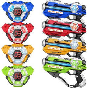Laser Tag Guns Set of 2 Laser Tag Guns with Digital LED Score Display Vests,Gifts for Teens and Adults, Family and Adults Fun,Birthday Gift Toys for Kids Ages 6 7 8 9 10 11 12+Year Old Boy & Girls in Saudi Arabia