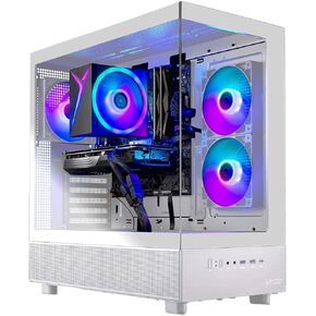 كمبيوتر Skytech Gaming Azure 3 للألعاب، AMD Ryzen 7 5700 3.7 جيجا هرتز، NVIDIA RTX 5060، 1 تيرابايت NVMe SSD، 32 جيجابايت DDR4 RAM 3200، 650 واط Gold PSU، Wi-Fi، Win 11، سطح المكتب in Kuwait