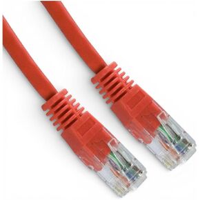 2ft - CAT5e Ethernet Network LAN Router Patch Cable Cord سلك 350 ميجا هرتز RJ45 سلك عالمي متعدد الاستخدامات باللون الأحمر، جزء بديل موثوق به ومتين، مكون صيانة ترقية الأجهزة المنزلية in Kuwait