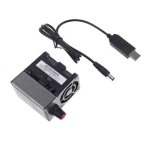 مروحة نفخ USB بمحركين منفاخ عالي الطاقة رائع لصهر المعادن والطهي في الهواء الطلق، ومروحة التخييم والشواء ومروحة الشواء in Kuwait