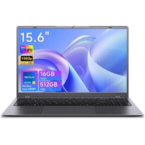 كمبيوتر محمول 15.6 بوصة، ذاكرة الوصول العشوائي 16 جيجابايت، 512 جيجابايت SSD، معالج بنتيوم ذهبي (يصل إلى 3.4 جيجا هرتز)، قابل للتوسيع حتى 1 تيرابايت، شاشة IPS FHD، 38 وات، USB3.2، النوع C، HDMI، WiFi 5، كمبيوتر محمول Win11، أجهزة الكمبيوتر المحمولة المحمو in Kuwait