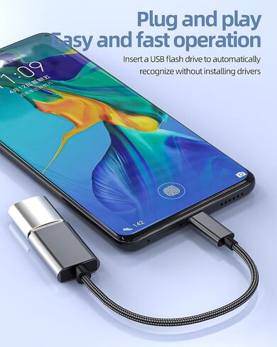 محول كابل USB C إلى USB-A OTG 3.0 (2 حزمة) لهاتف iPhone 16 15 USB أنثى نوع C ذكر محول متوافق مع محول Samsung MacBook Android لملحقات موصل iPad نقل البيانات اللوحي دونجل in Kuwait