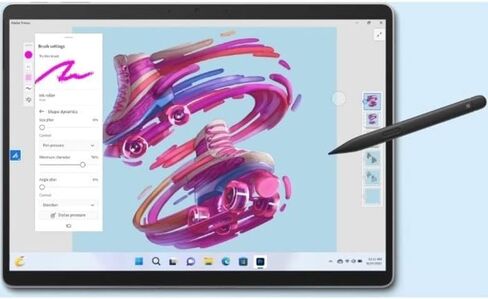 تابلت Microsoft Surface Pro 9 - 13 بوصة - Core i7 الجيل الثاني عشر i7-1265U Deca-core (10 Core) 1.80 جيجا هرتز - 16 جيجا بايت رام - 256 جيجا بايت SSD - Windows 10 Pro - بلاتينيوم in Saudi Arabia