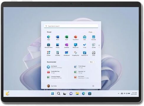 تابلت Microsoft Surface Pro 9 - 13 بوصة - Core i7 الجيل الثاني عشر i7-1265U Deca-core (10 Core) 1.80 جيجا هرتز - 16 جيجا بايت رام - 256 جيجا بايت SSD - Windows 10 Pro - بلاتينيوم in Saudi Arabia