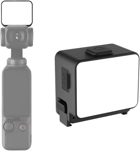 Camera Fill Light Compatible with DJI Pocket 3, for Portable Lighting & Enhanced Videography (Dual Fill Light Kit) in Kuwait