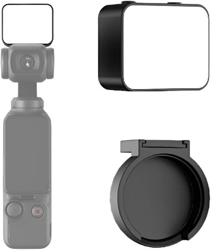 ضوء تعبئة الكاميرا متوافق مع DJI Pocket 3، للإضاءة المحمولة وتصوير الفيديو المحسن (مجموعة إضاءة التعبئة المزدوجة) in Saudi Arabia