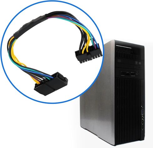 24Pin to 18Pin ATX PSU Power Adapter Cable 30cm Compatible with HP Z420 Z620 in Saudi Arabia
