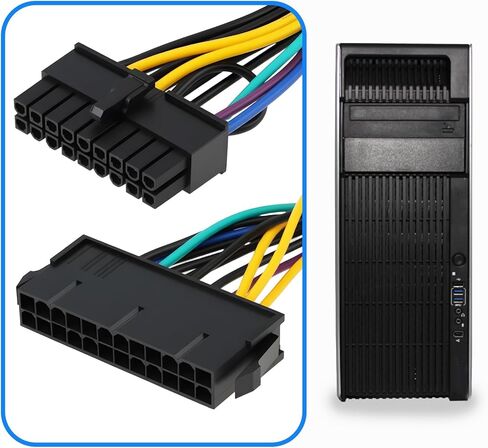 24Pin to 18Pin ATX PSU Power Adapter Cable 30cm Compatible with HP Z420 Z620 in Saudi Arabia